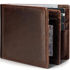 Men’s Bifold Wallet | Genuine Leather & RFID-Blocking | 13 Card Slots