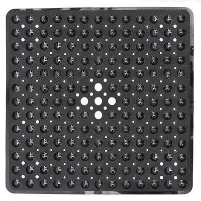 Shower Mat | Textured Non-Slip & Drainage Holes | 53 cm Square