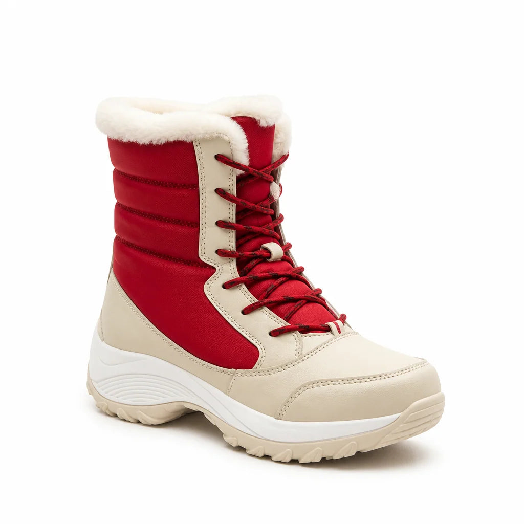Women's Winter Ankle Boots | Cozy Lined Water-Repellent Slip-On