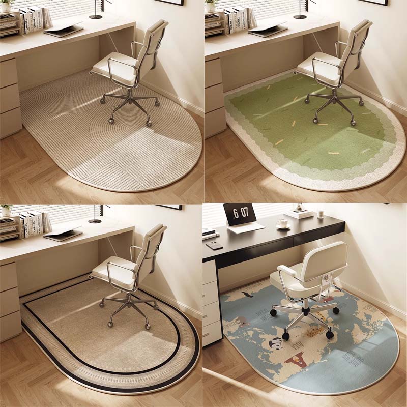 Office Carpet Mat | Ergonomic Soft Fabric & Non-Slip Backing