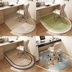 Office Carpet Mat | Ergonomic Soft Fabric & Non-Slip Backing