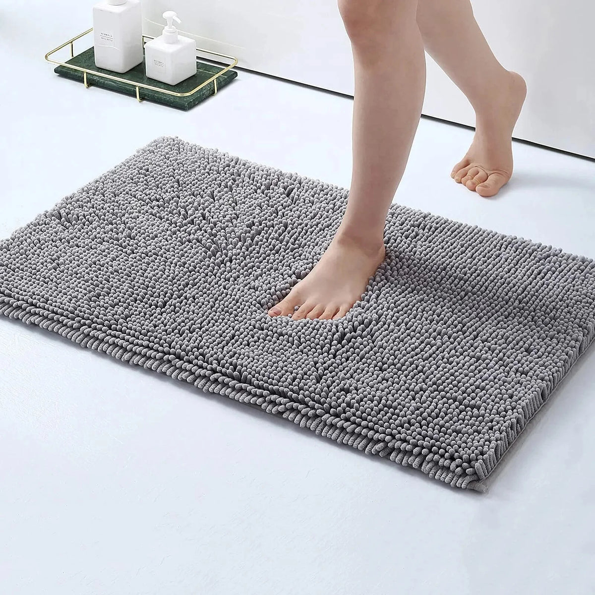 Bath Mat | Non-Slip & Quick-Absorbent | Plush Thick Texture