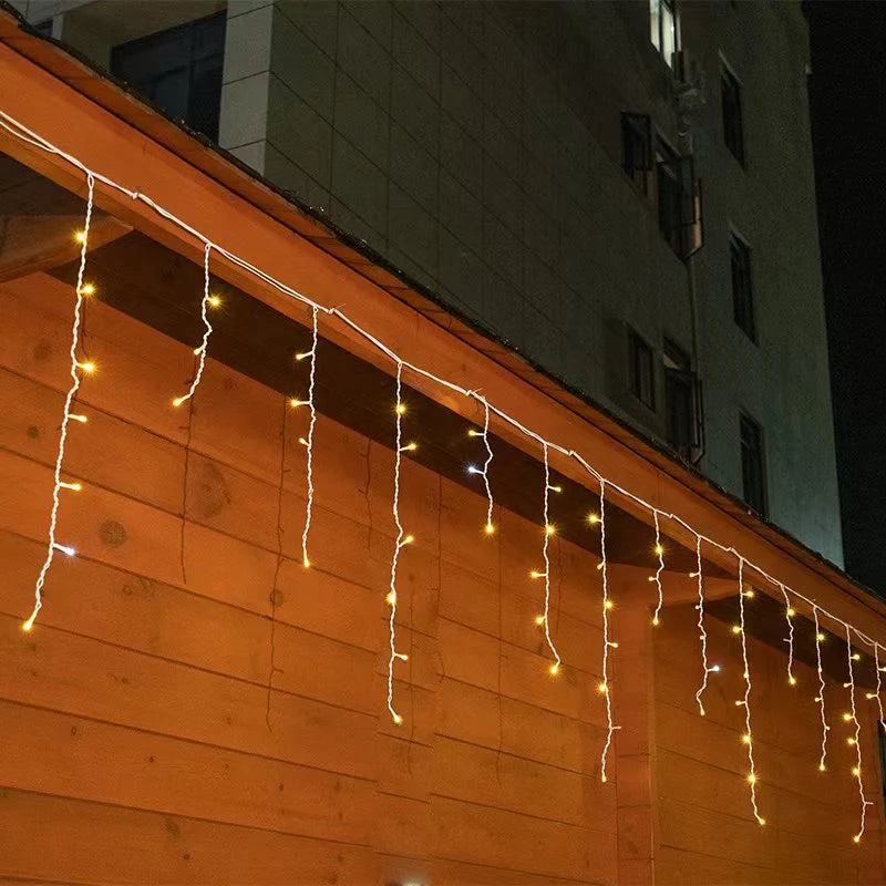 LED Icicle String Lights | Low-Voltage & IP44 Weatherproof | 50 m