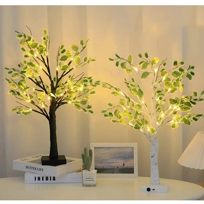 Table Lamp | Wood-Inspired Design & Warm LED