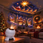 Christmas Projector | LED Festive Projections | USB-Powered & Compact Design