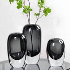 Flower Vase | Crystal Glass Opalescent Finish