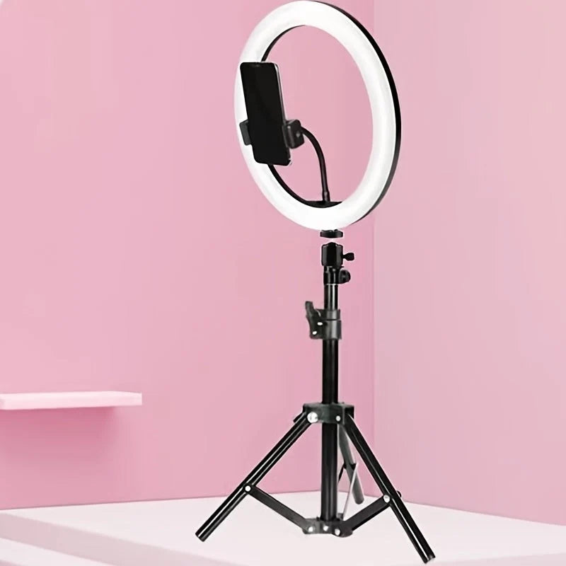 Ring Light | LED Lighting & Adjustable Tripod | 10-Inch