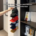 Cap Wall Mount | Shape-Preserving Clips & Space-Saving | Holds 10 Caps