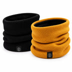 Neck Warmer | Knitted Fleece-Lined Double Insulation | Set of 2