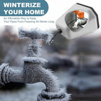 Outdoor Faucet Covers | Insulated Foam Winter Freeze Protection | Set of 2