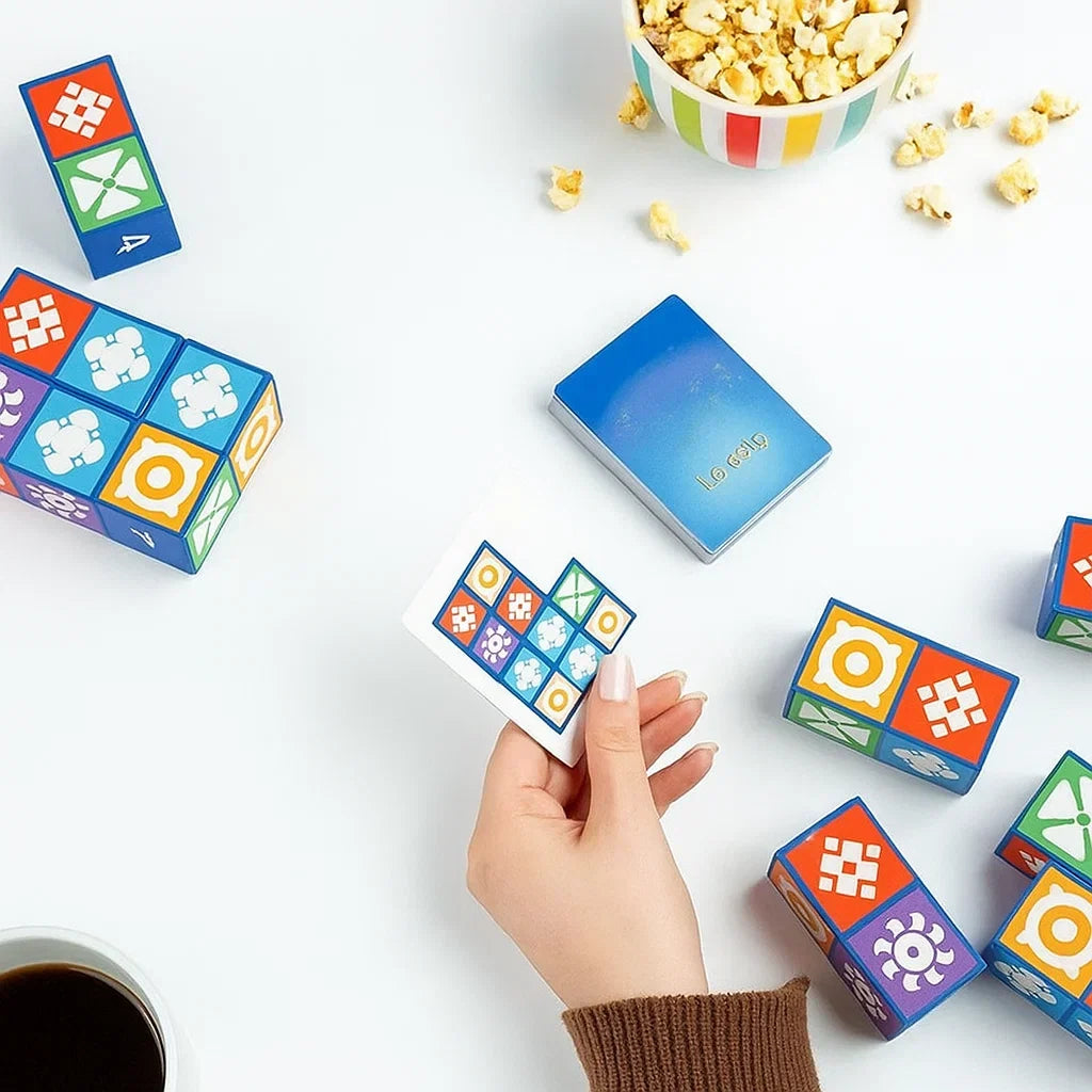 Logic Game | Symbol Dice & Sturdy Cards | Ages 7+