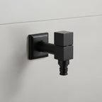 Wall-Mounted Faucet | Solid Brass Matte Black | Space-Saving