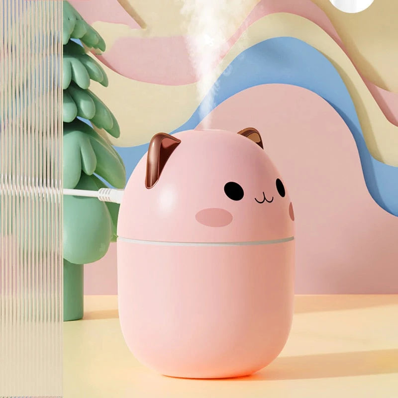 Humidifier | Soft LED Night Light & Dual Mist | 200 ml