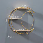 Wall Shelf | Double Circle & No-Drill