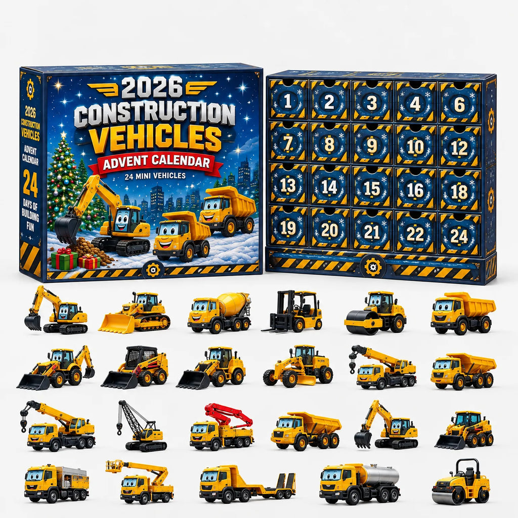 Advent Calendar | Die-Cast Miniature Vehicles | 24-Piece Set