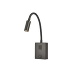 Wall Reading Light | Black Iron Warm White LED