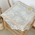 Tablecloth | Embroidered Floral Lace | Polyester Fabric