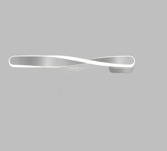 LED Wall Lamp | Curved Modern Design & Dimmable Warm White | 40 x 12 x 8 cm