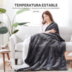 Heated Blanket | Flannel & Lambswool | 6 Heat Settings With LCD Display