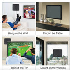 Indoor HDTV Antenna | Signal-Boosting & 300-Mile Range
