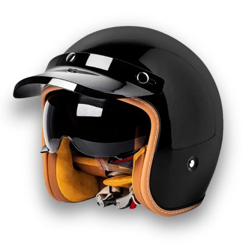 Motorcycle Helmet | DOT & ECE Certified | Clear & Dark Visors