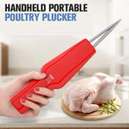 Poultry Plucker | Handheld & Gentle Cone-Head | Rechargeable & Mains Power