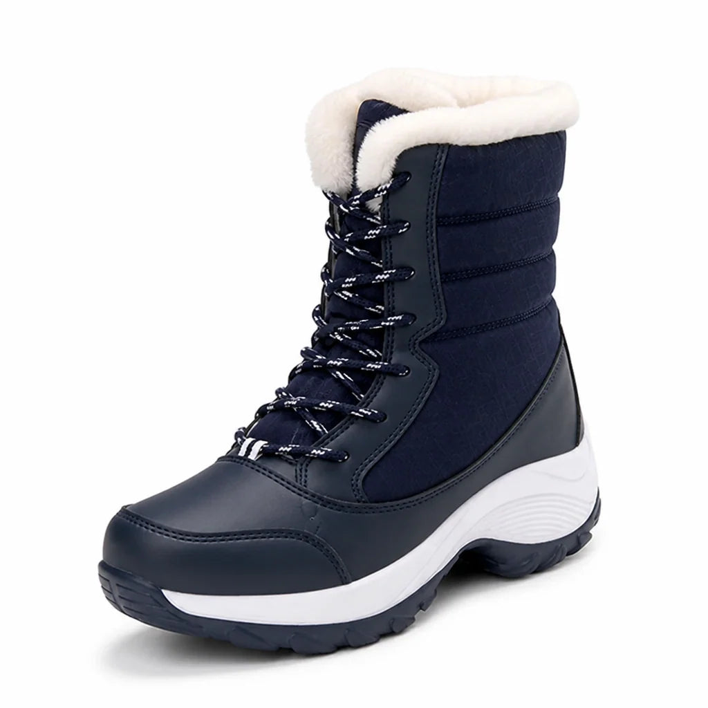 Women's Winter Ankle Boots | Cozy Lined Water-Repellent Slip-On