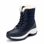 Women's Winter Ankle Boots | Cozy Lined Water-Repellent Slip-On