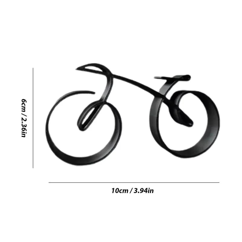 Bicycle Sculpture | Minimalist & Modern Tabletop Accent