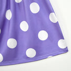 Kids Costume Dress | Polka Dot Print & Ruffle Sleeves