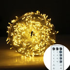Outdoor String Lights | Energy-Efficient LED & Weather-Resistant | Transparent Cable