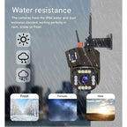 Security Camera | Wireless 4K Ultra HD | Solar-Powered & 360° Rotation