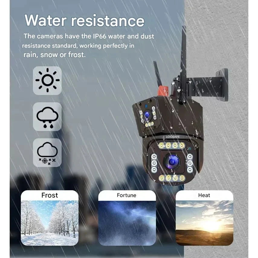 Security Camera | Wireless 4K Ultra HD | Solar-Powered & 360° Rotation