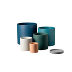 Plant Pot | Matte Glazed Ceramic, Matching Saucer & Drainage Hole