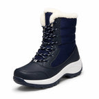 Women's Winter Ankle Boots | Cozy Lined Water-Repellent Slip-On