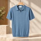 Men's Polo Shirt | Knitted Slim Fit & Ribbed Cotton