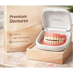Denture Set | Natural-Looking Flexible Cushion Grip | Upper & Lower Full Arch