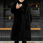 Men’s Overcoat | Warm Classic Fit & Button Closure