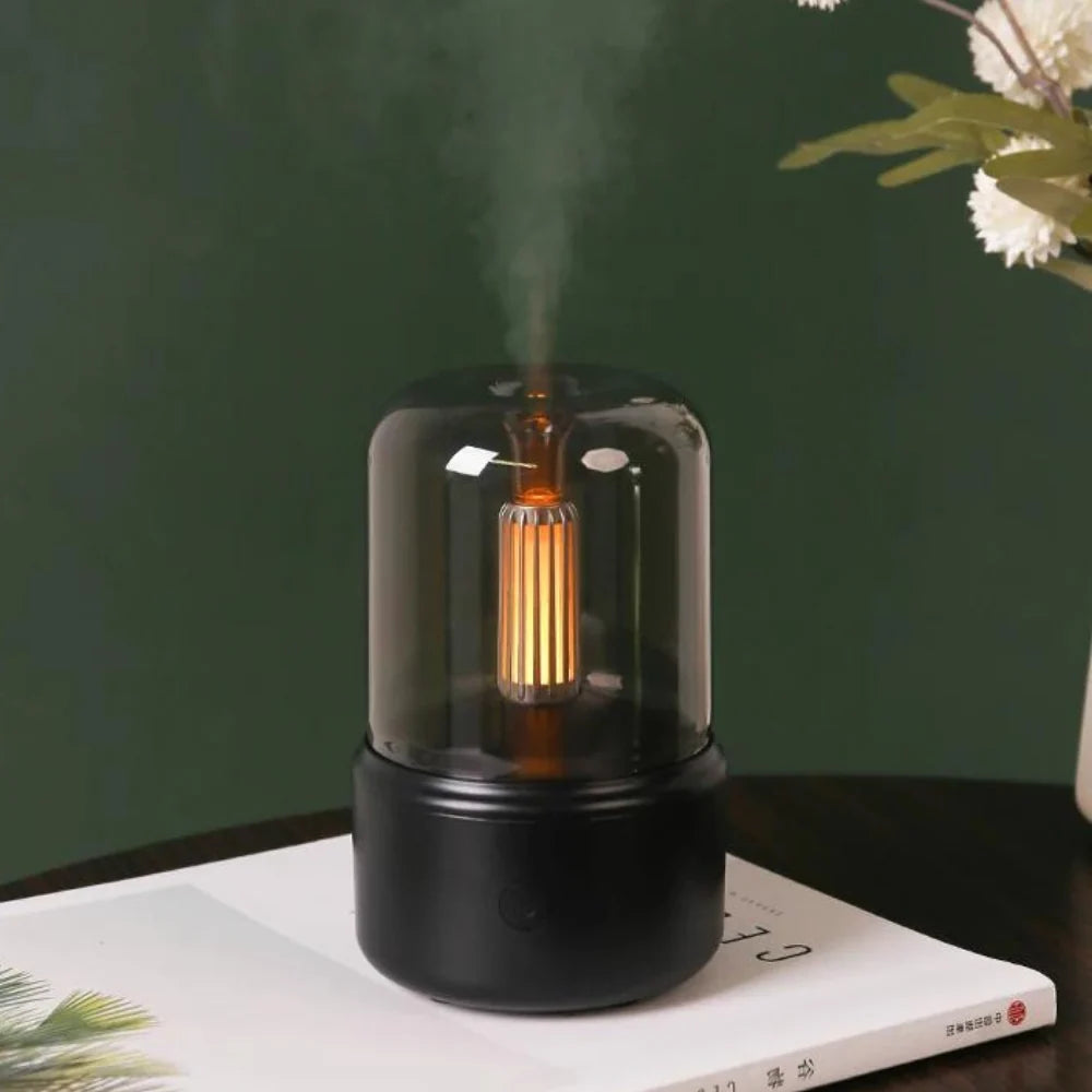Mini Aroma Diffuser | USB-C Powered Quiet Night Light | 120 ml