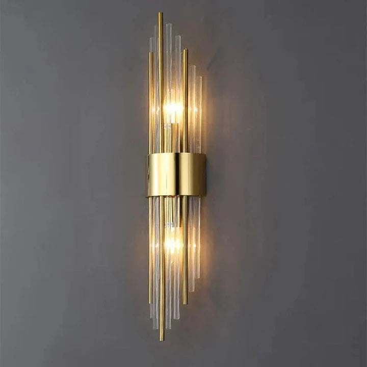 Wall Light | Crystal Accents & Tunable LED | 35 cm