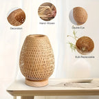 Table Lamp | Natural Bamboo USB-Powered & Energy Efficient