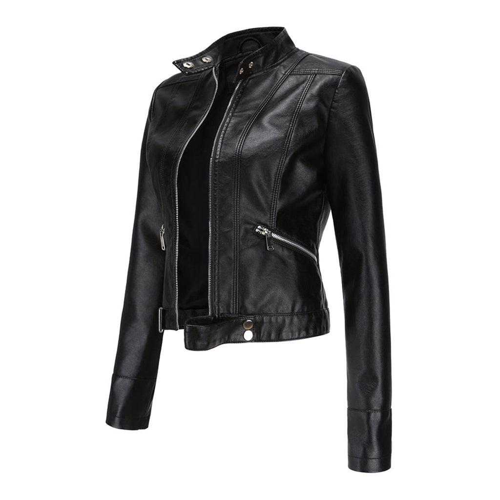 Women's Leather Jacket | Soft Genuine Leather | Classic Fitted Design