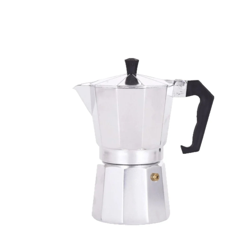 Moka Pot | Stainless Steel Induction Compatible | 1–12 Cups