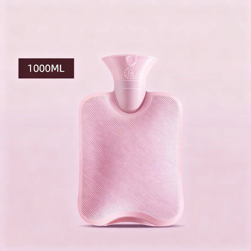 Hot Water Bottle | Soft Plush Cover | Removable & Washable Cover