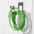 Garden Hose Holder | Sturdy Metal Wall-Mounted Kink-Free