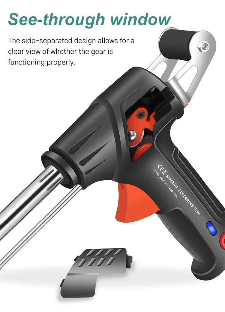 Soldering Gun | Fast-Heating Ceramic Core | 20-Second Warm-Up
