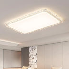 Ceiling Light | Crystal Frame & Integrated LED | 50 x 50 cm