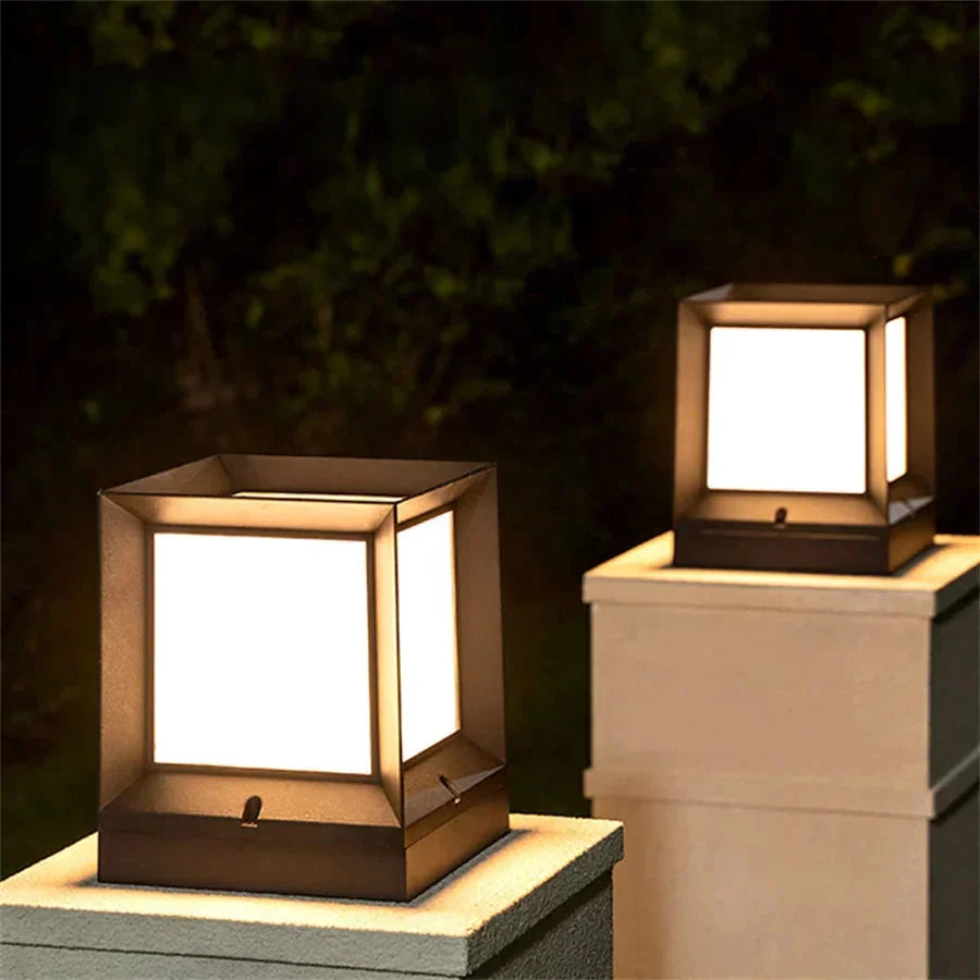Outdoor Pillar Light | Weather-Resistant LED & Warm Lighting | 12W