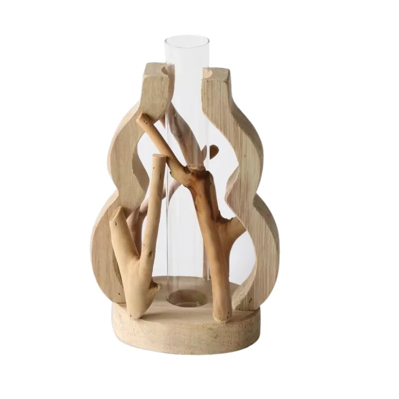 Vase | Bamboo & Wood Branch Design