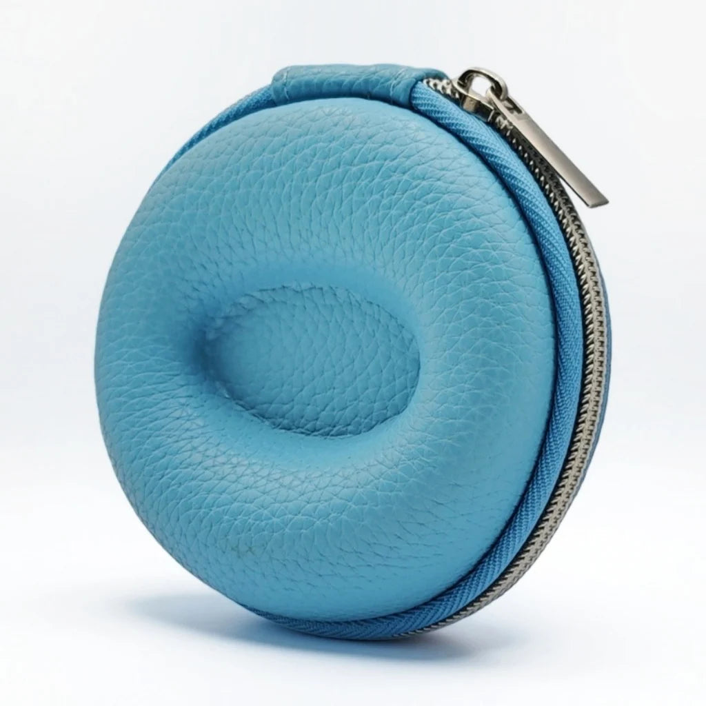 Watch Travel Case | Pebbled Leather & Velvet Lining | Compact Hard-Shell Design